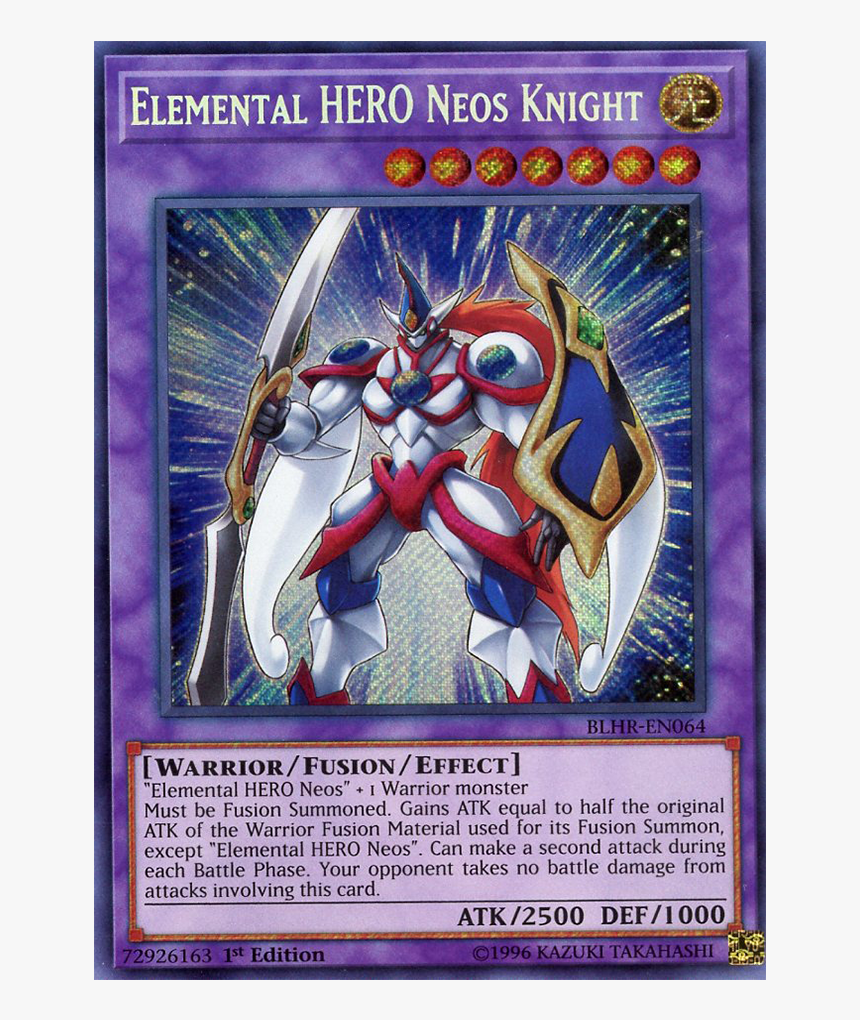 Yugioh Elemental Hero Neos Knight, HD Png Download