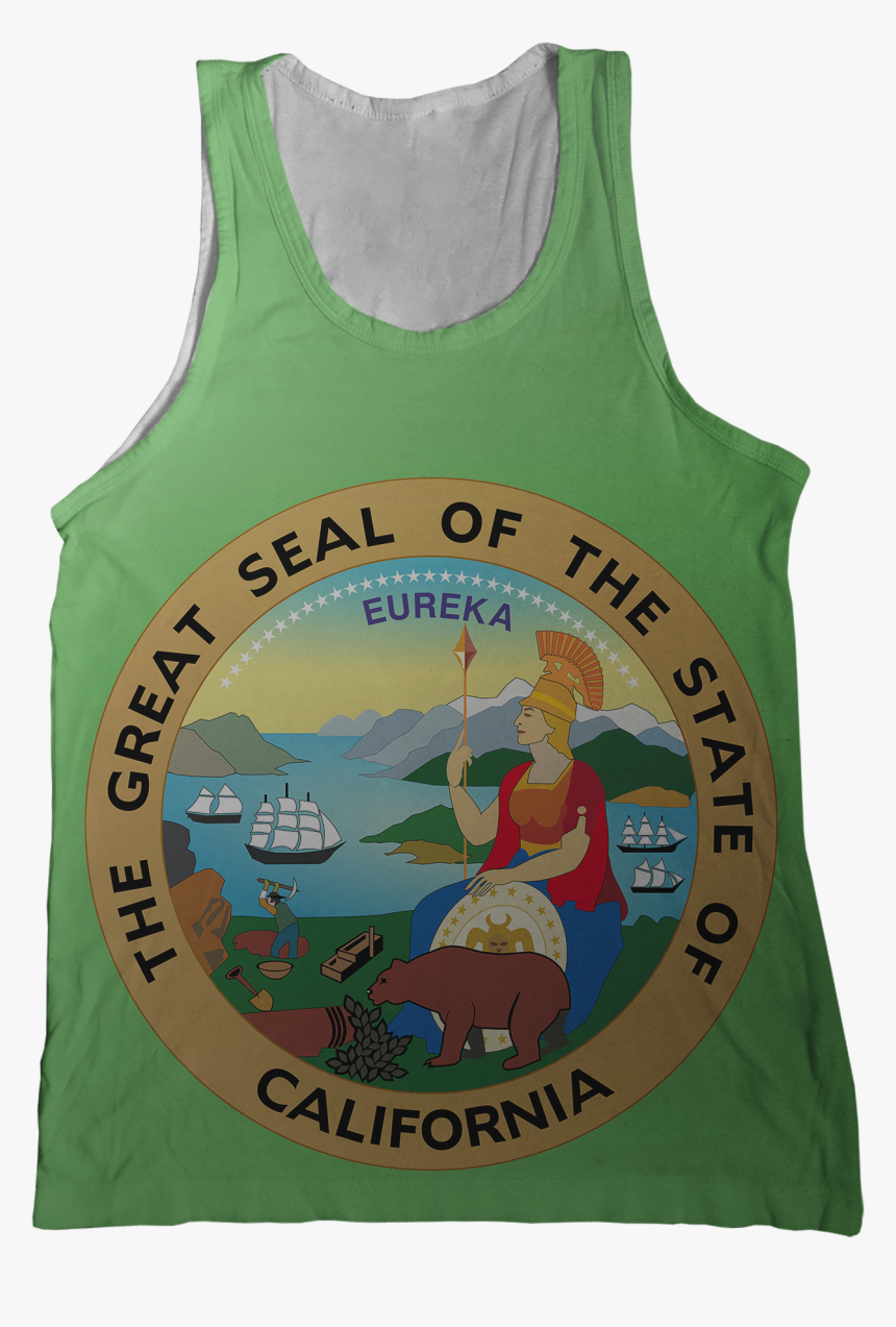 California State Seal Tank Top - Active Tank, HD Png Download
