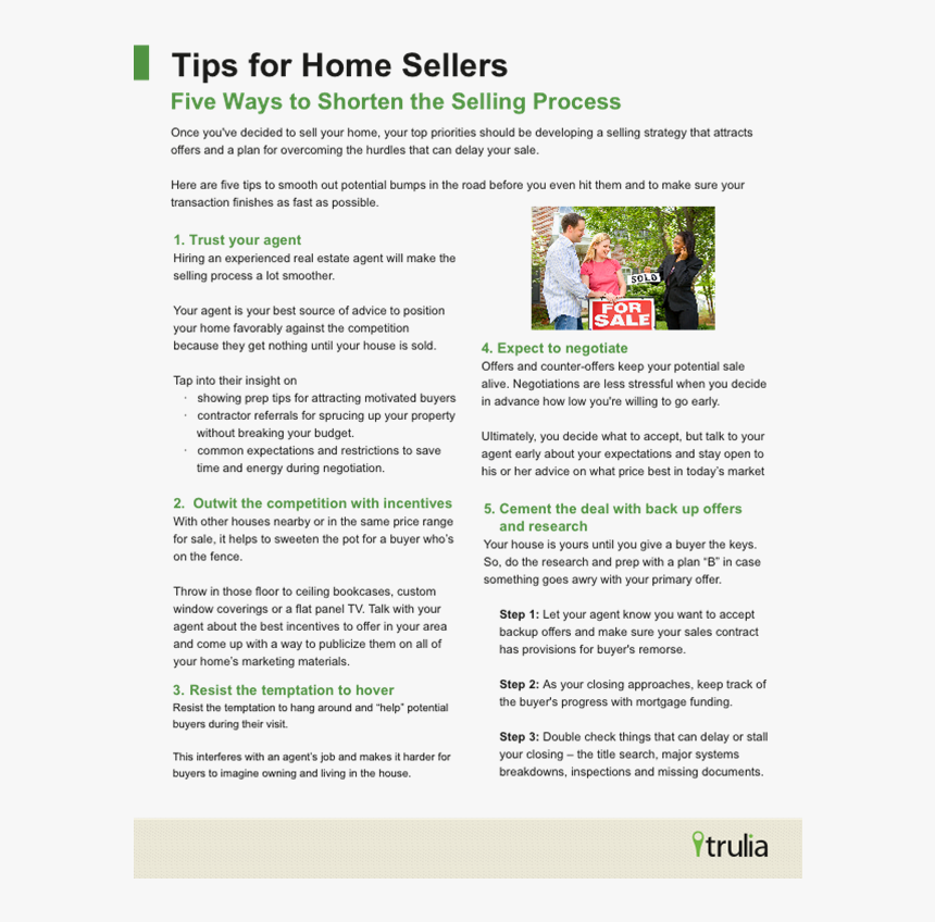 This Very Helpful Guide Is Provided To You By Trulia - Real Estate, HD Png Download