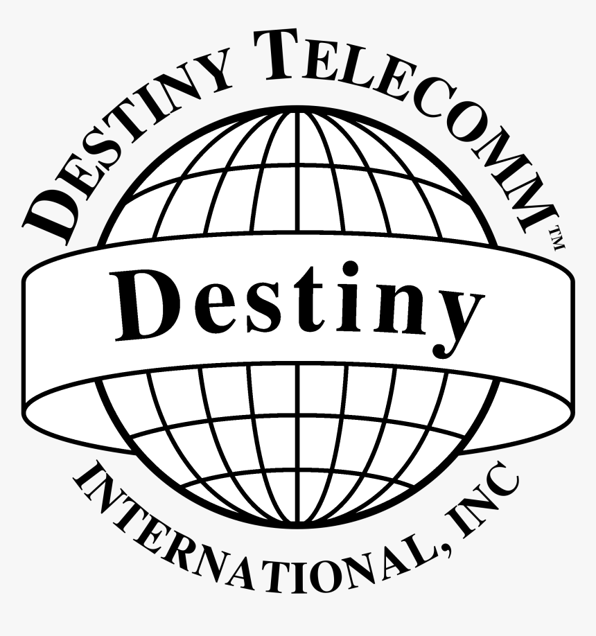 Destiny Telecomm Logo Black And White Assistance Dogs- - Gymnastics, HD Png Download