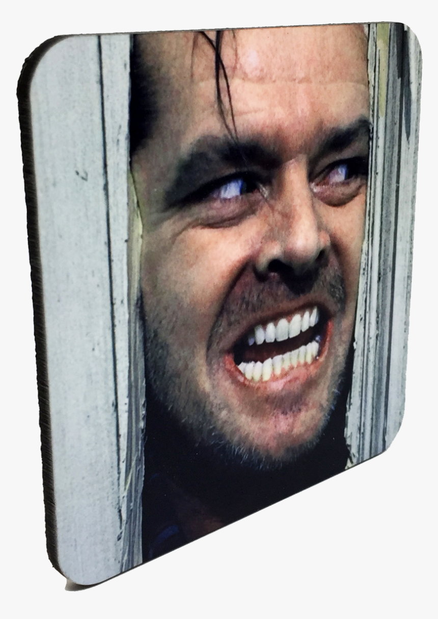 The Shining Here S Johnny Drink Coaster - Shining Movie Poster Jack Nicholson Kubrick, HD Png Download