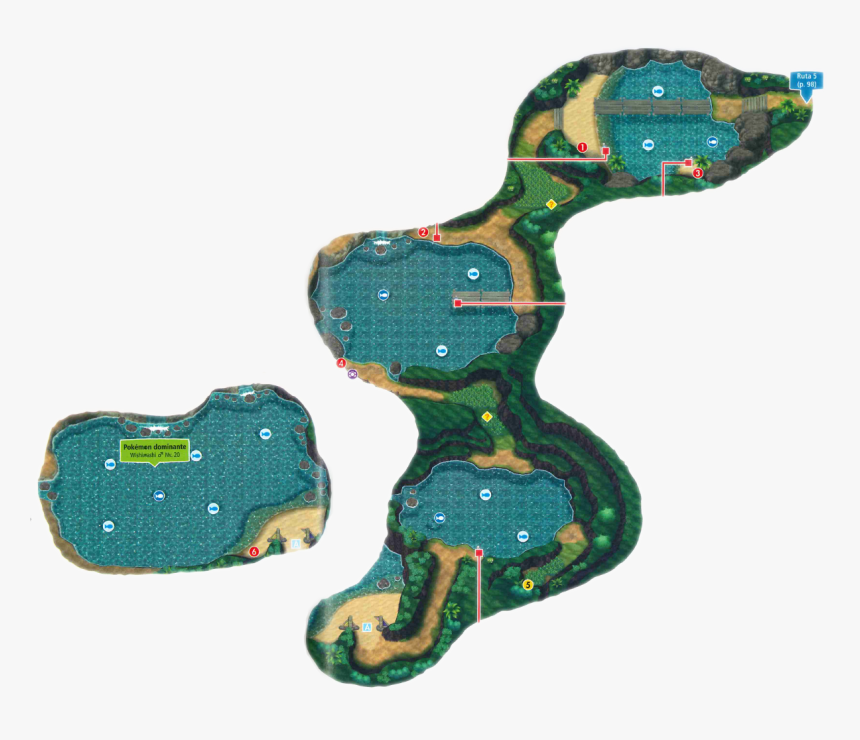 La Mejor Enciclopedia Pokémon - Colina Saltagua Pokemon Sol, HD Png Download