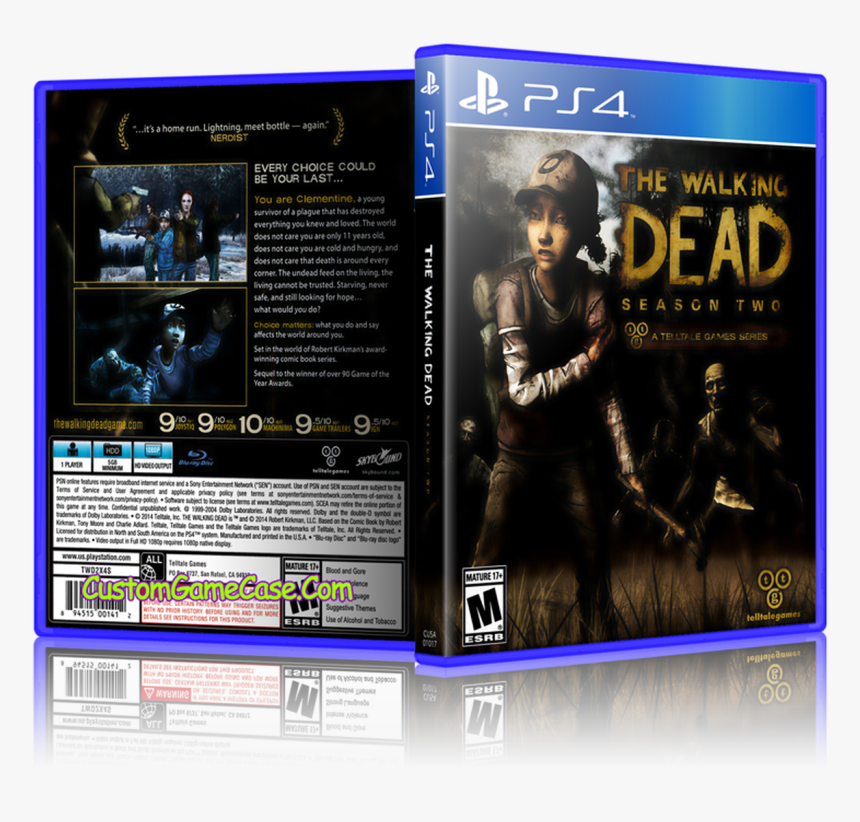 The Walking Dead Season - Walking Dead Season 2 Ps4 Cover, HD Png Download