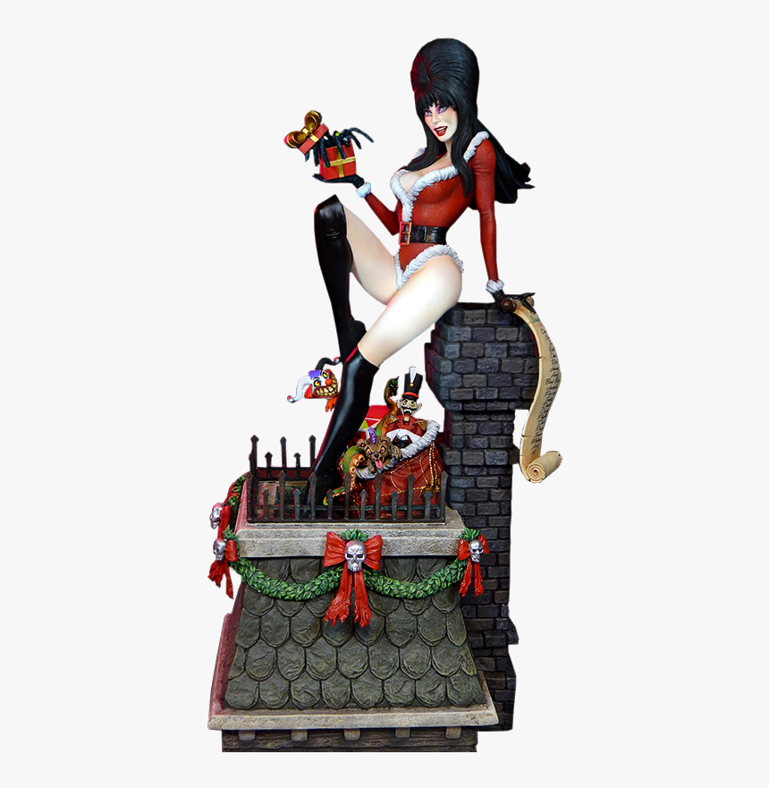 Elvira Statue, HD Png Download