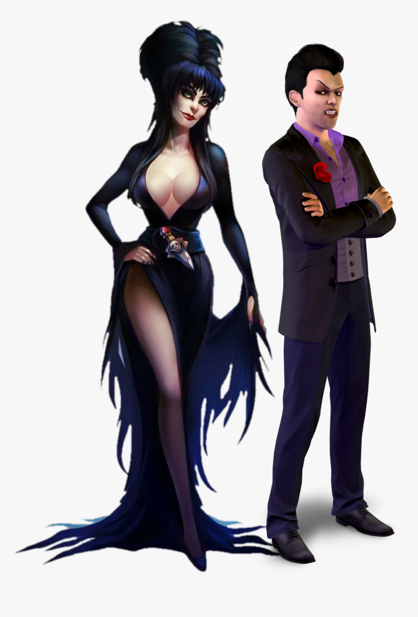 #elvira #vampire - Elvira La Reina De Las Tinieblas, HD Png Download
