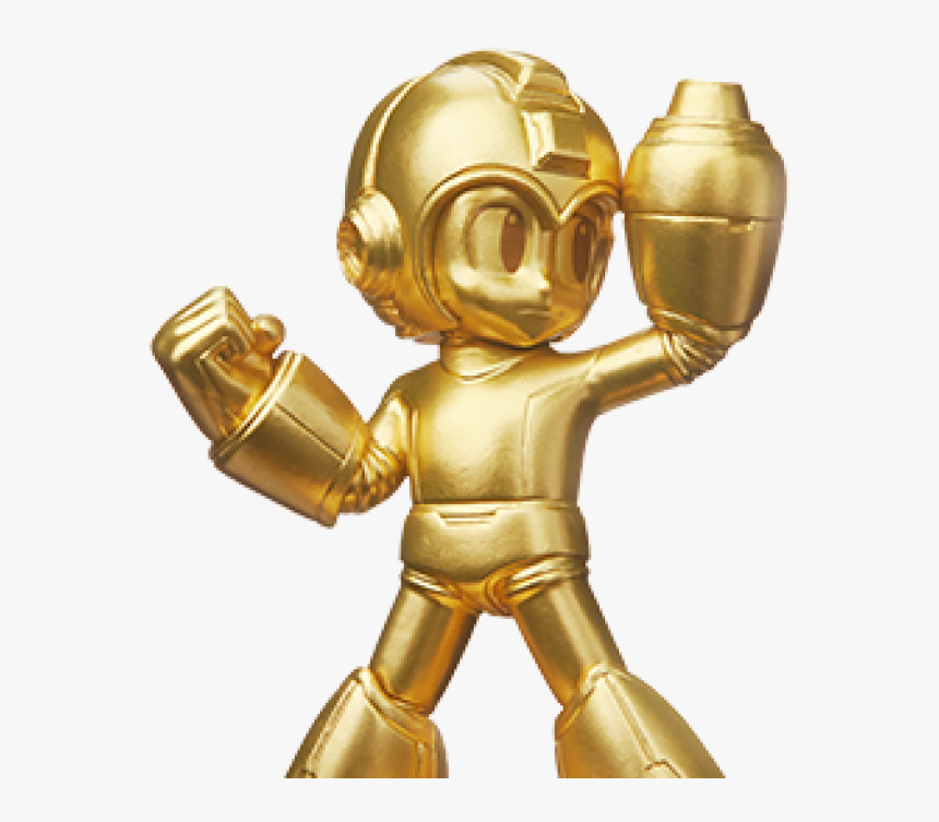 Gold Mega Man Amiibo, HD Png Download