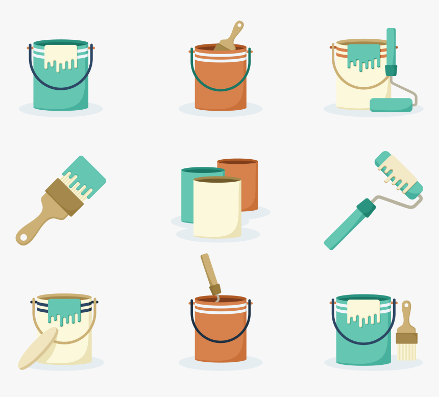 Transparent Clipart Paint Brush Border - Painting, HD Png Download