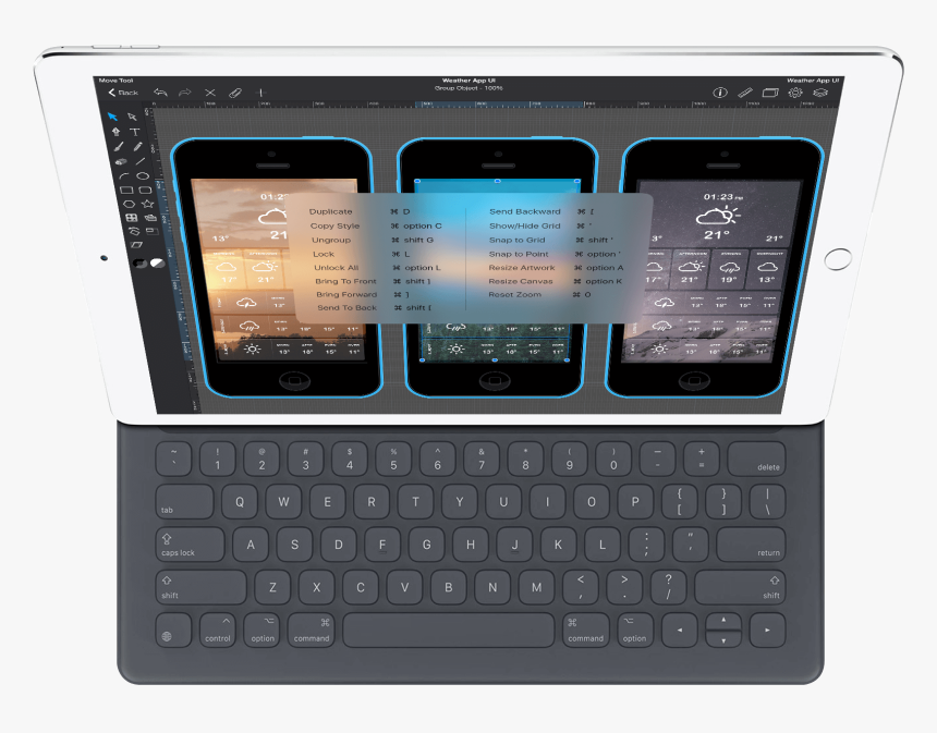 Autodesk Graphic Ipad Shortcuts, HD Png Download
