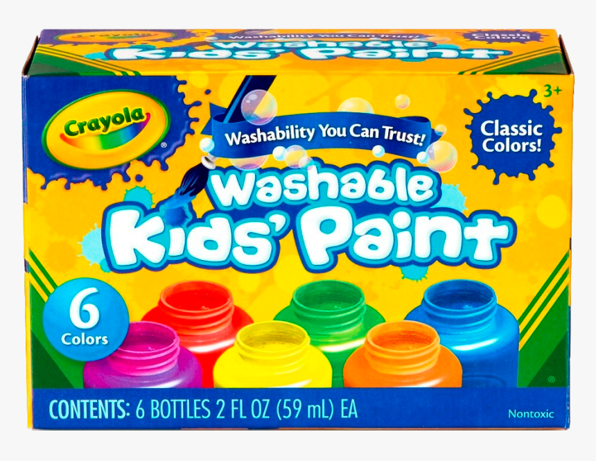 Crayola Washable Kids Paint, HD Png Download