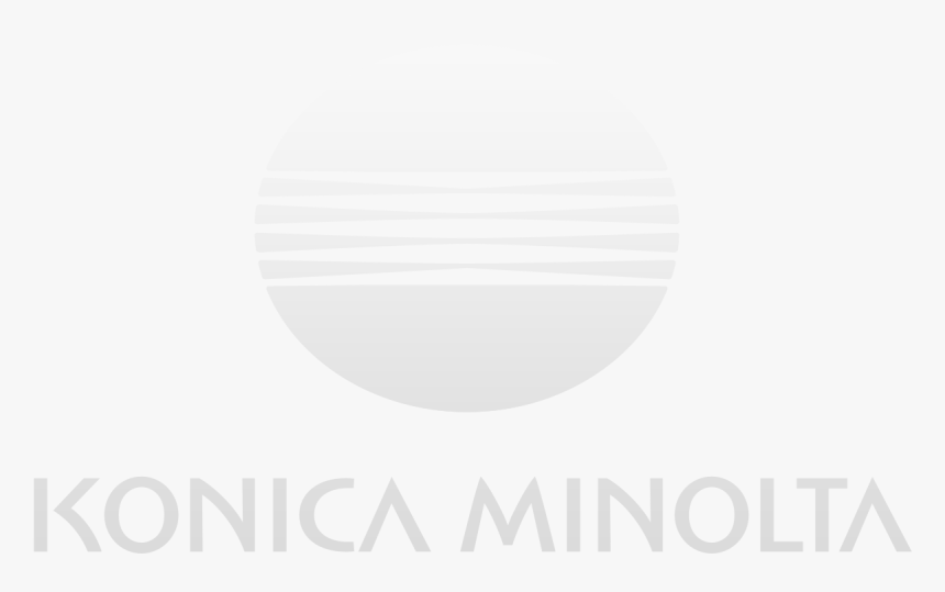 Konica Minolta Logo Grey Banner , Png Download, Transparent Png