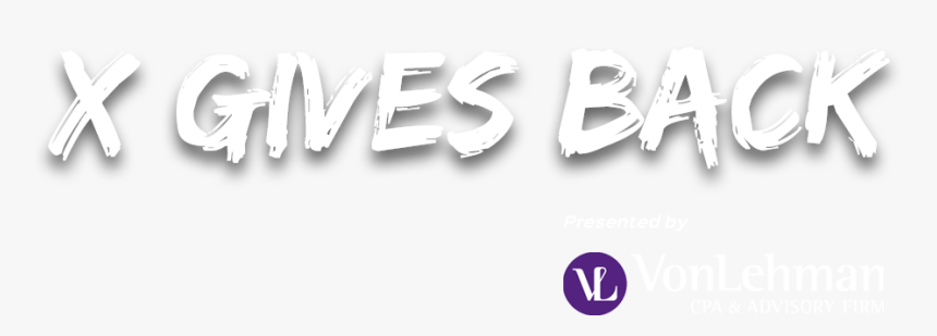 X Gives Back - Vonlehman, HD Png Download