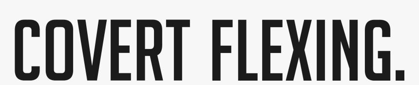 Covert Flexing - Black-and-white, HD Png Download