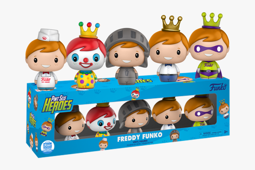 Pint Sized Heroes 5-pack - Freddy Funko Pint Size Heroes, HD Png Download