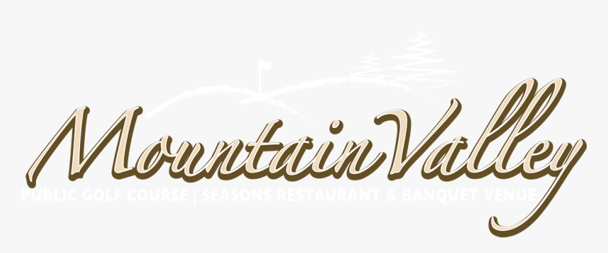 Mountain Valley Golf Course - Calligraphy, HD Png Download