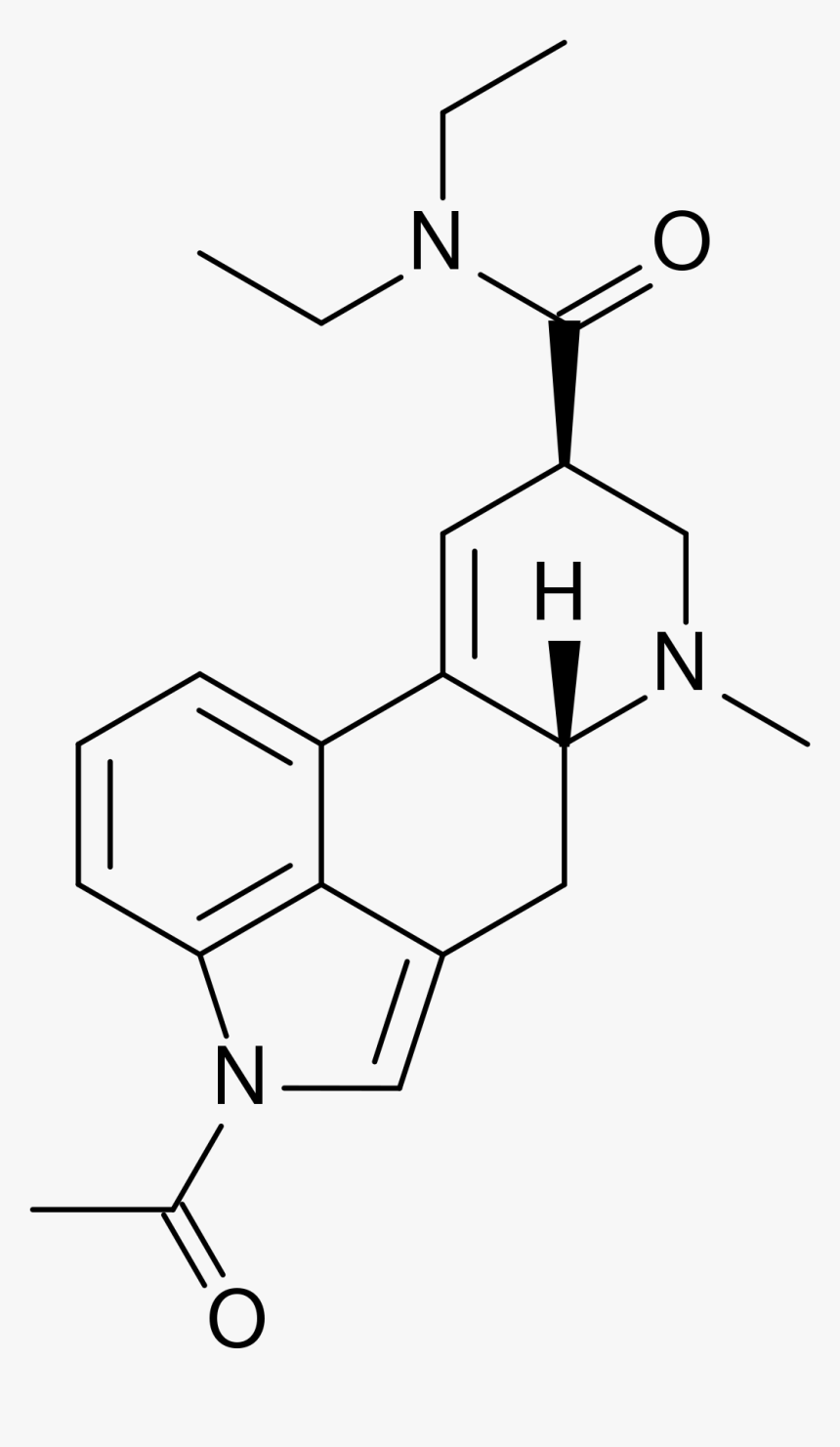 Lsd Molecular Structure Png, Transparent Png