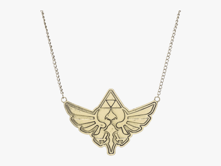 Antique Brass Zelda Necklace - Locket, HD Png Download