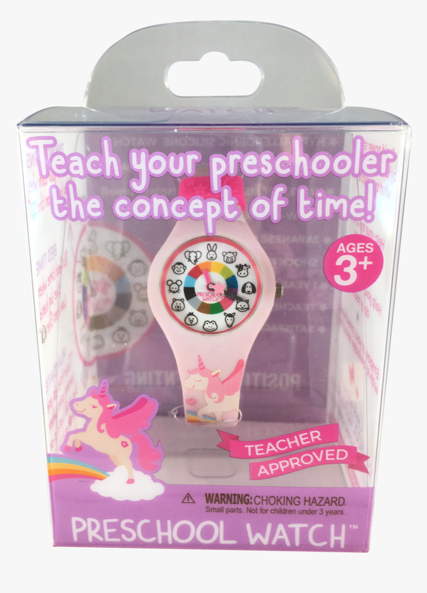Unicorn Silicone Preschool Watch Packaging, HD Png Download
