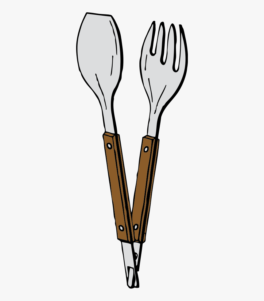 Salad Tongs Clipart - Salad Tong Clip Art, HD Png Download