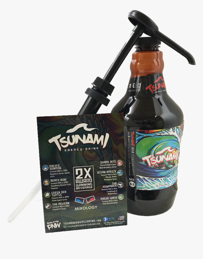 Tsunami Energy Drink, HD Png Download