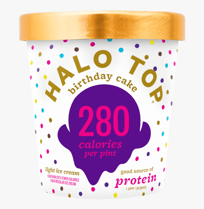 Birthday Cake Ice Cream Halo Top, HD Png Download