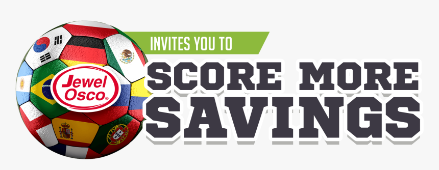 Score More Savings At Jewel-osco - Soccer Ball, HD Png Download