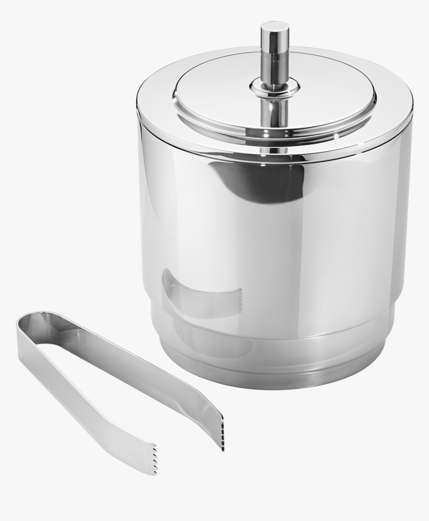 Manhattan Ice Bucket With Tongs - Georg Jensen Manhattan Ice Bucket, HD Png Download