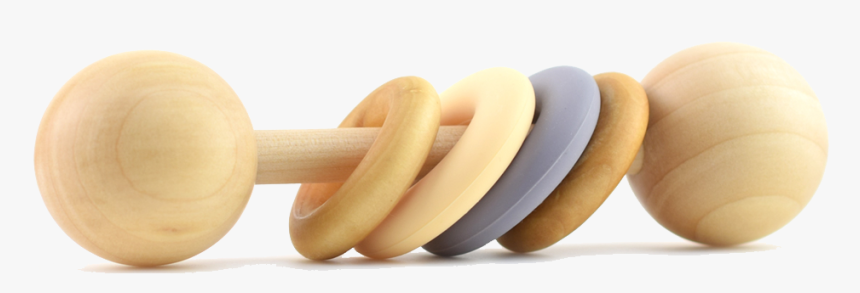 The Modern Wood Rattle 
 Class Lazyload Lazyload Mirage - Baby Toys, HD Png Download