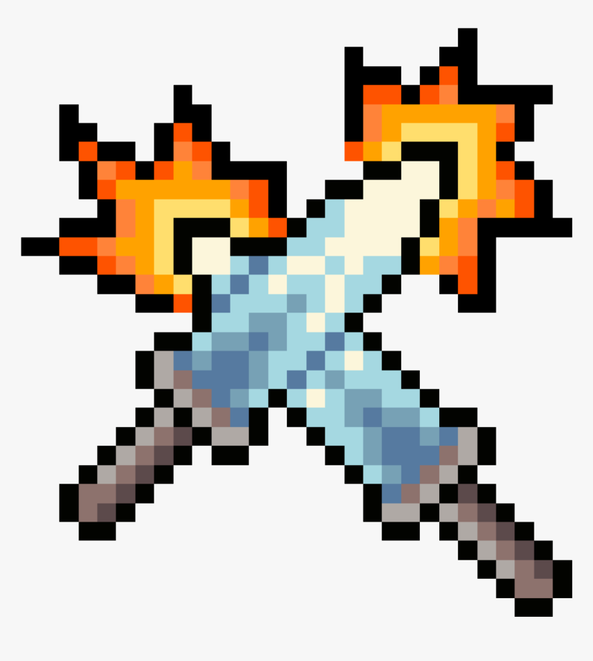 Png Espadas - Pixel Art, Transparent Png