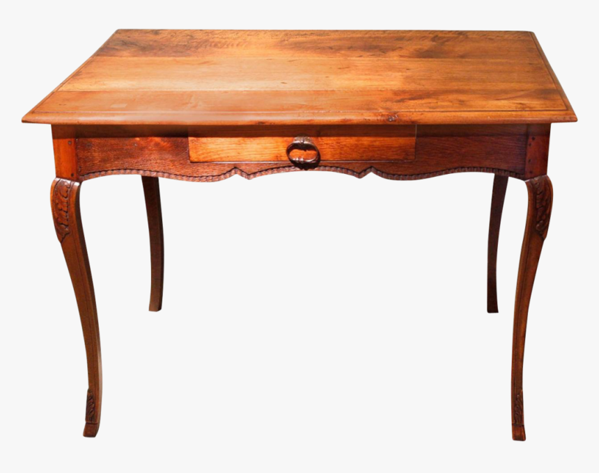 French Provincial Louis Xv Style Writing Table With - Desk, HD Png Download