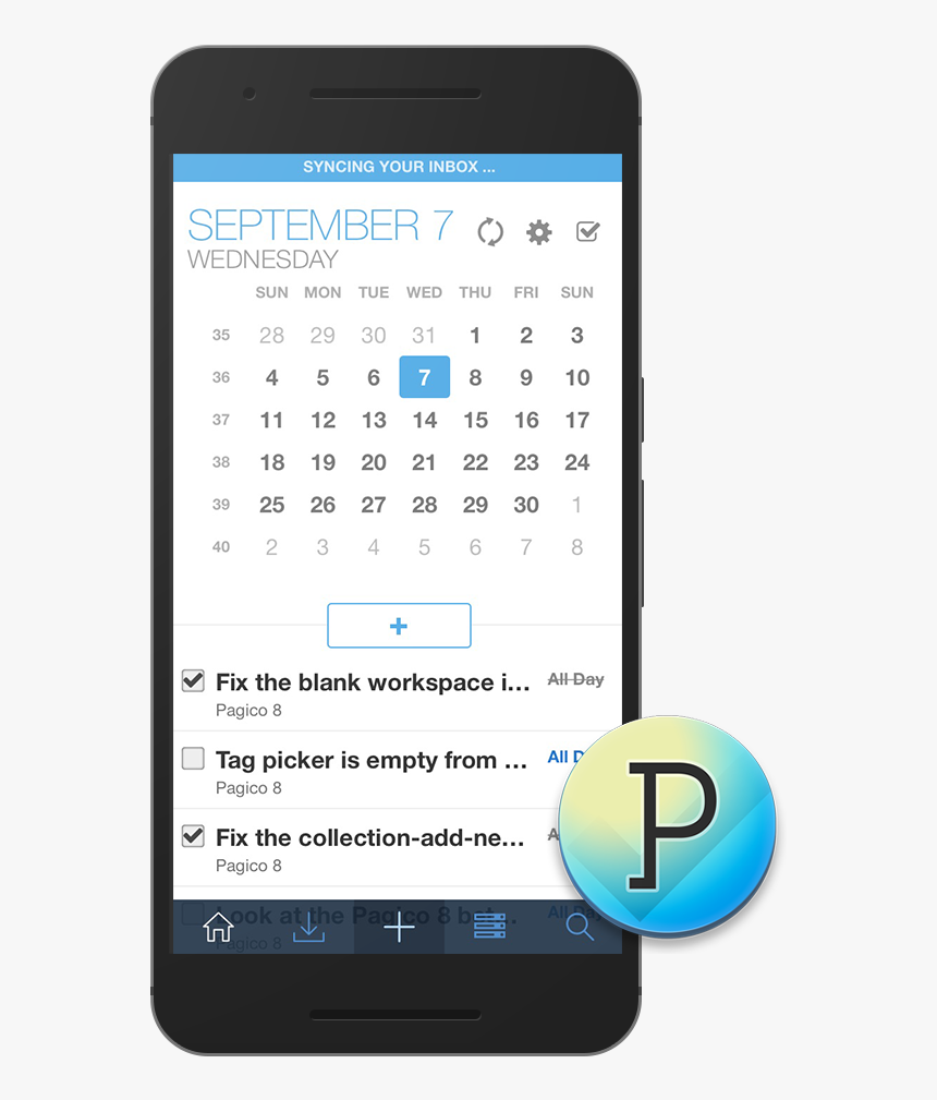 Pagico Plus 4 On Nexus 6p - Smartphone, HD Png Download