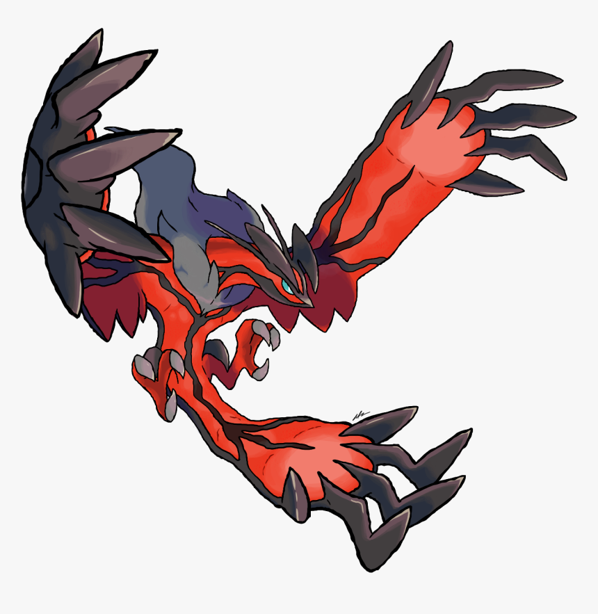 Kwnpv0r - Pokemon Y Legendary Yveltal, HD Png Download