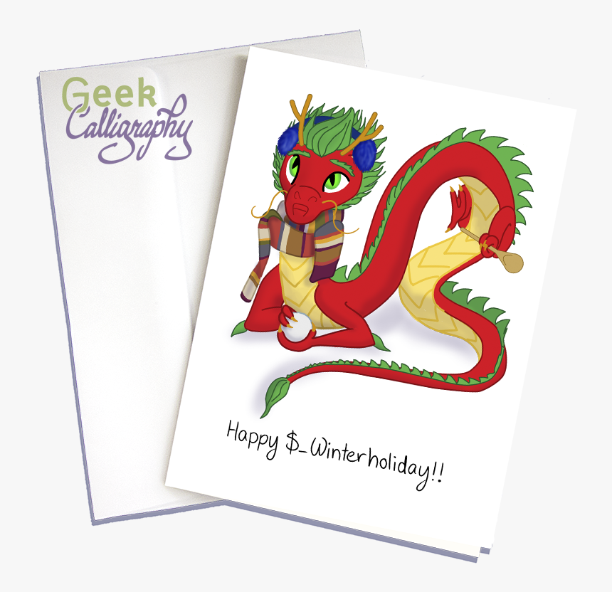 Gc 201705 Winterholidaycard Wenvelope - Cartoon, HD Png Download