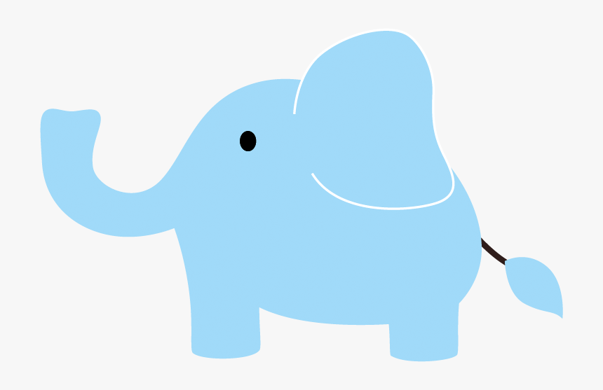 Cute Baby Elephant Clip Art - Indian Elephant, HD Png Download