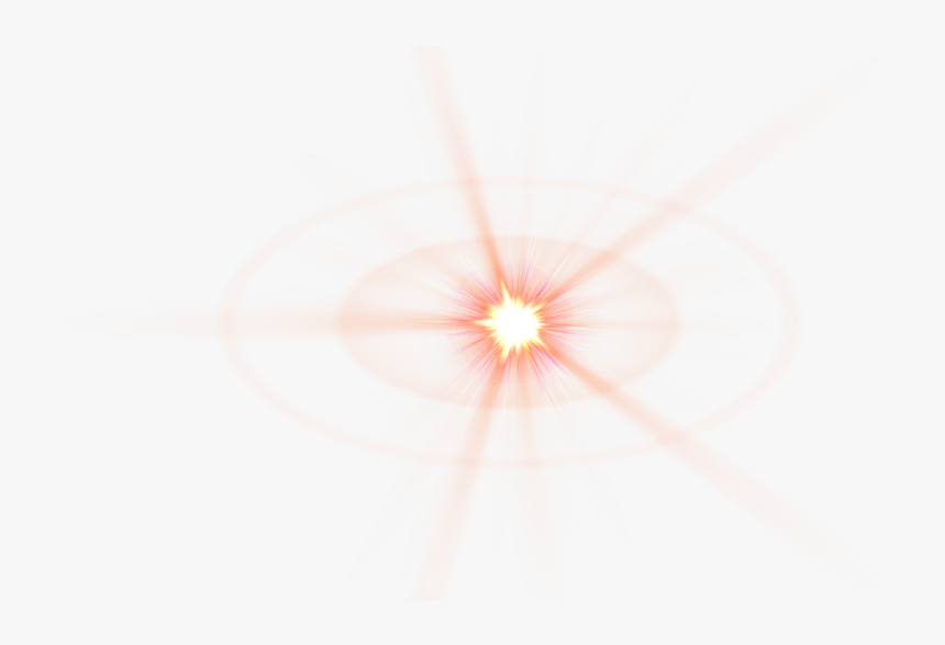 Front Orange Lens Flare Png Image - Circle, Transparent Png