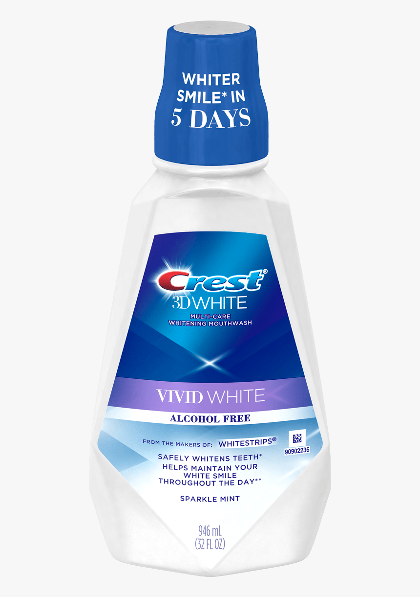 Crest 3d Vivid White Mouthwash, HD Png Download