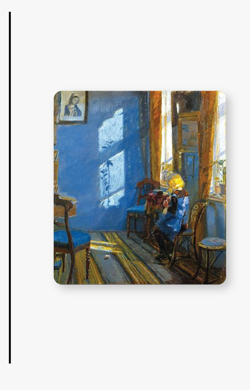 Anna Ancher Sunlight In The Blue Room, HD Png Download