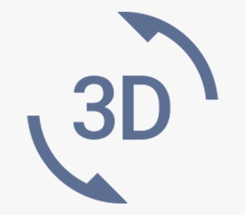 3d Icon Blue - 3d Orbit Icon, HD Png Download