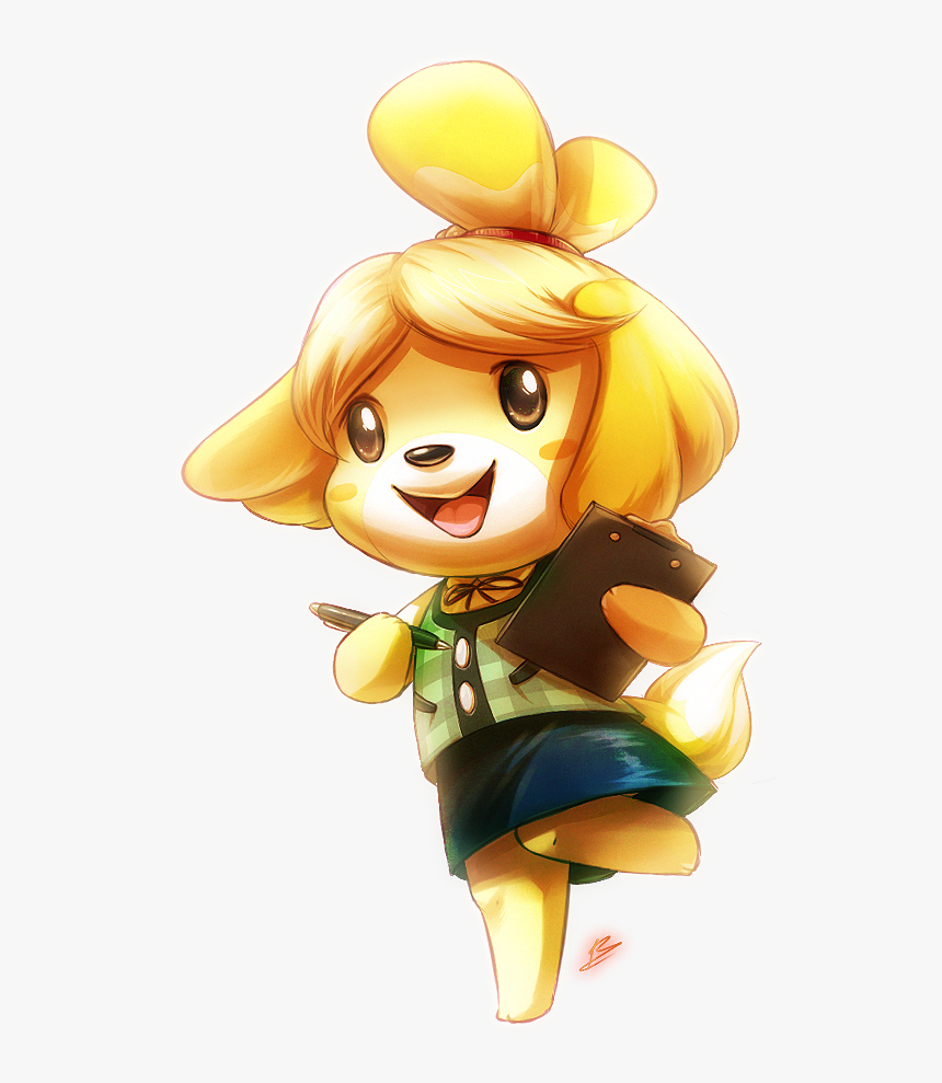 Isabelle By Draggincat D6l1y3d - Animal Crossing Isabelle Manga, HD Png Download