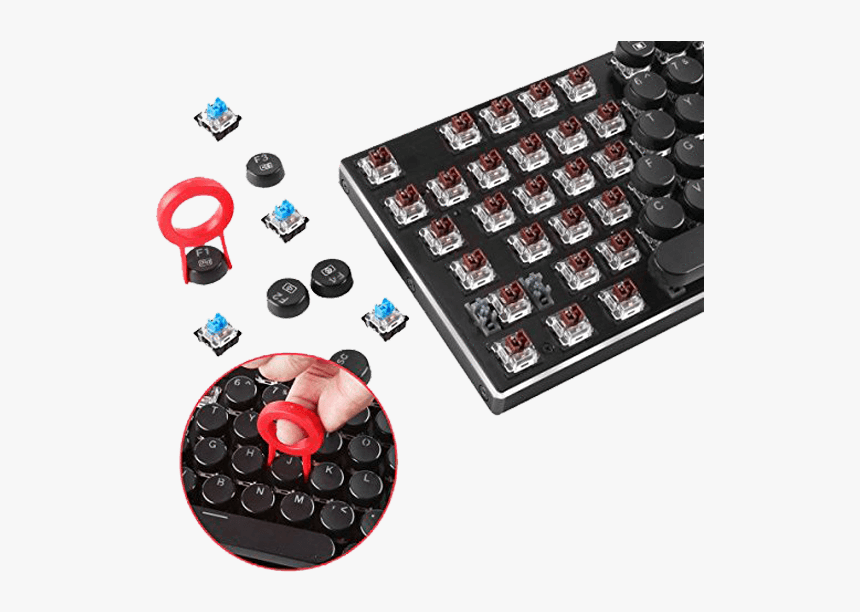 Redragon A106 Keycaps - Redragon A106 Keycap, HD Png Download