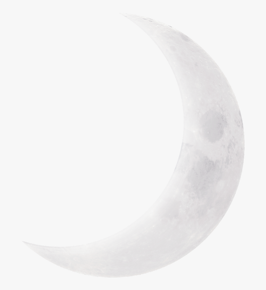 #moon #luna #crescent #media #creciente #cuarto #medialuna - Crescent, HD Png Download