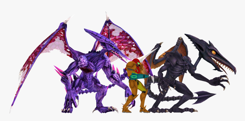 Super Smash Bros U Ridley, HD Png Download