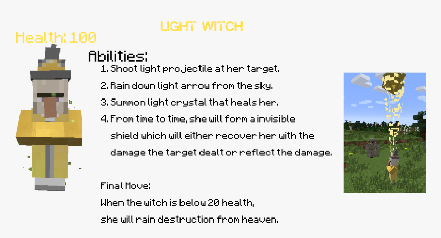 Elemental Witch Mod 5 Witches Abilities In Minecraft Hd Png Download Transparent Png Image Pngitem