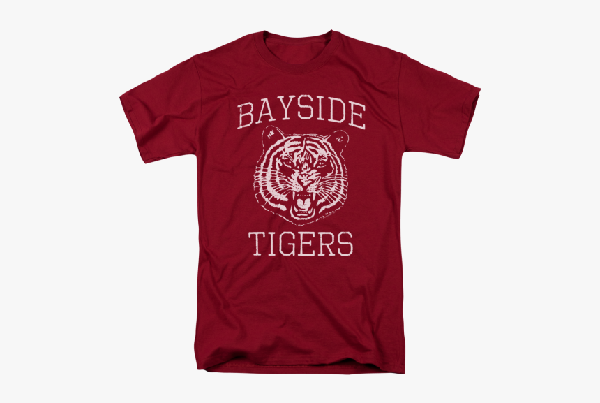 Saved By The Bell Go Tiger Mens Tee Shirt - Bayside Tigers, HD Png Download