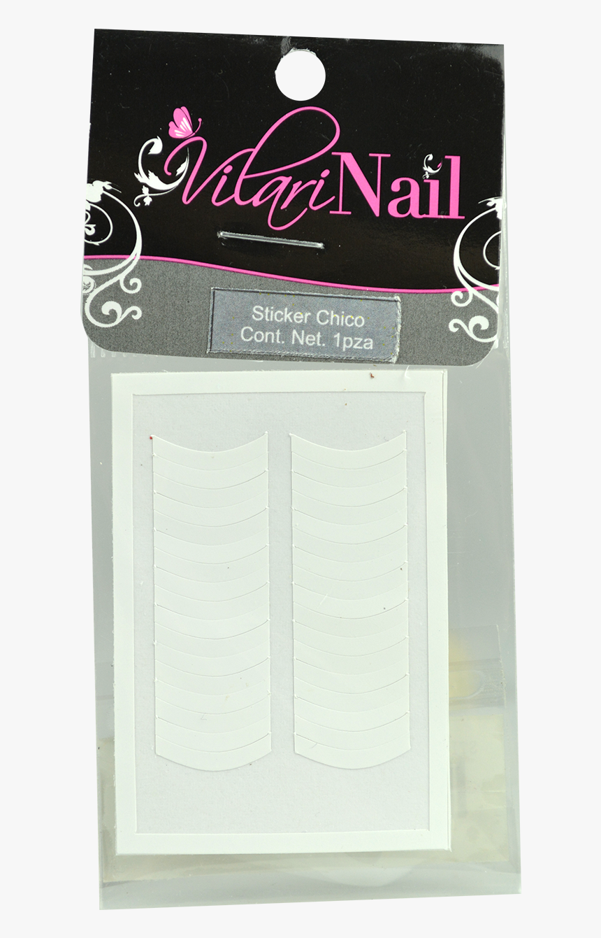 Sticker Media Luna Blanco Para Uñas, , Hi-res - Construction Paper, HD Png Download