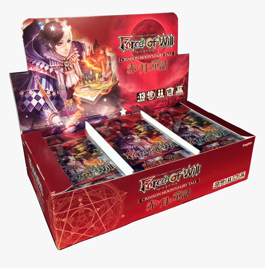 Force Of Will G1 Booster Display Crimson S Moon Fairy - Chocolate, HD Png Download