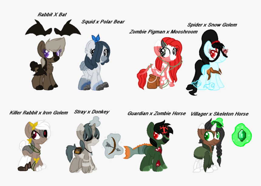 Minecraft Clipart Mobs - Cartoon, HD Png Download