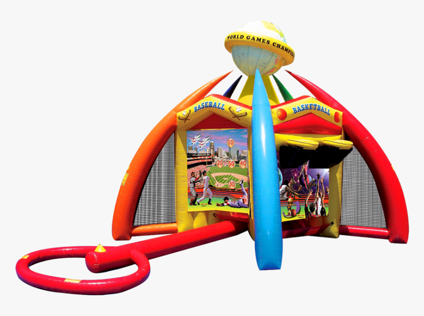 Sports World Six Game Challenge - Inflatable Carnival Games, HD Png Download