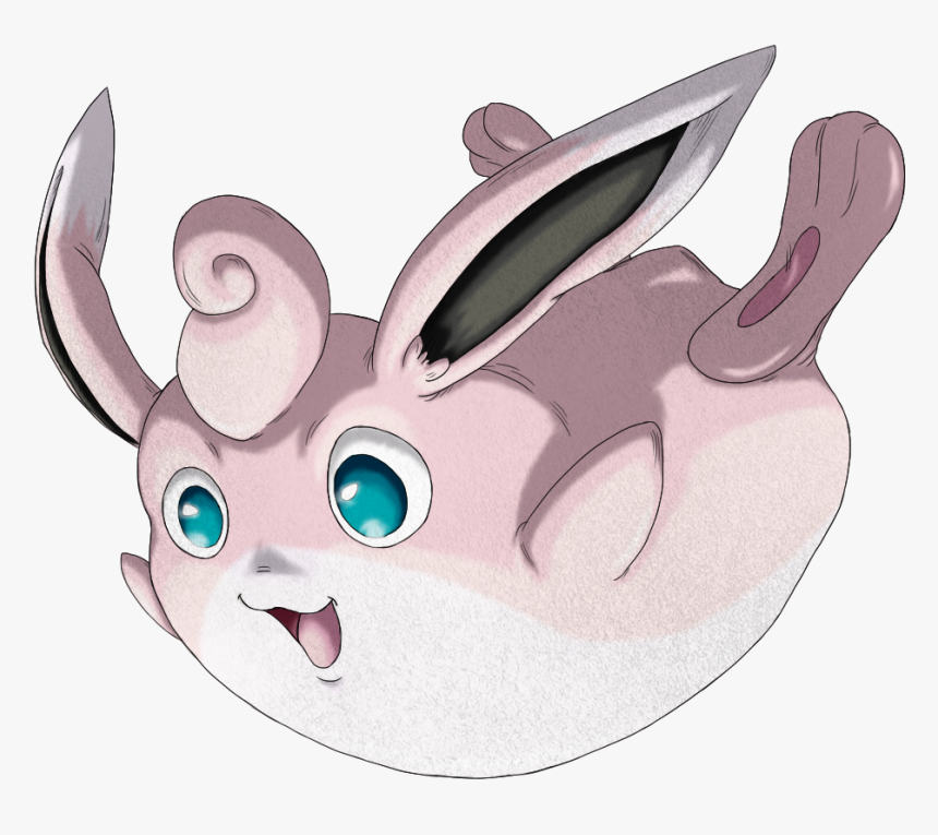 040 Wigglytuff , Png Download - Cartoon, Transparent Png