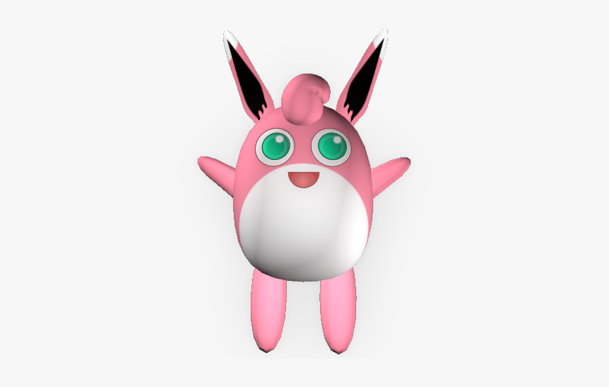 Wigglytuff Wide - Cartoon, HD Png Download