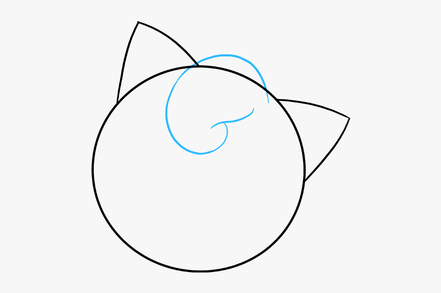 How To Draw Jigglypuff - Line Art, HD Png Download